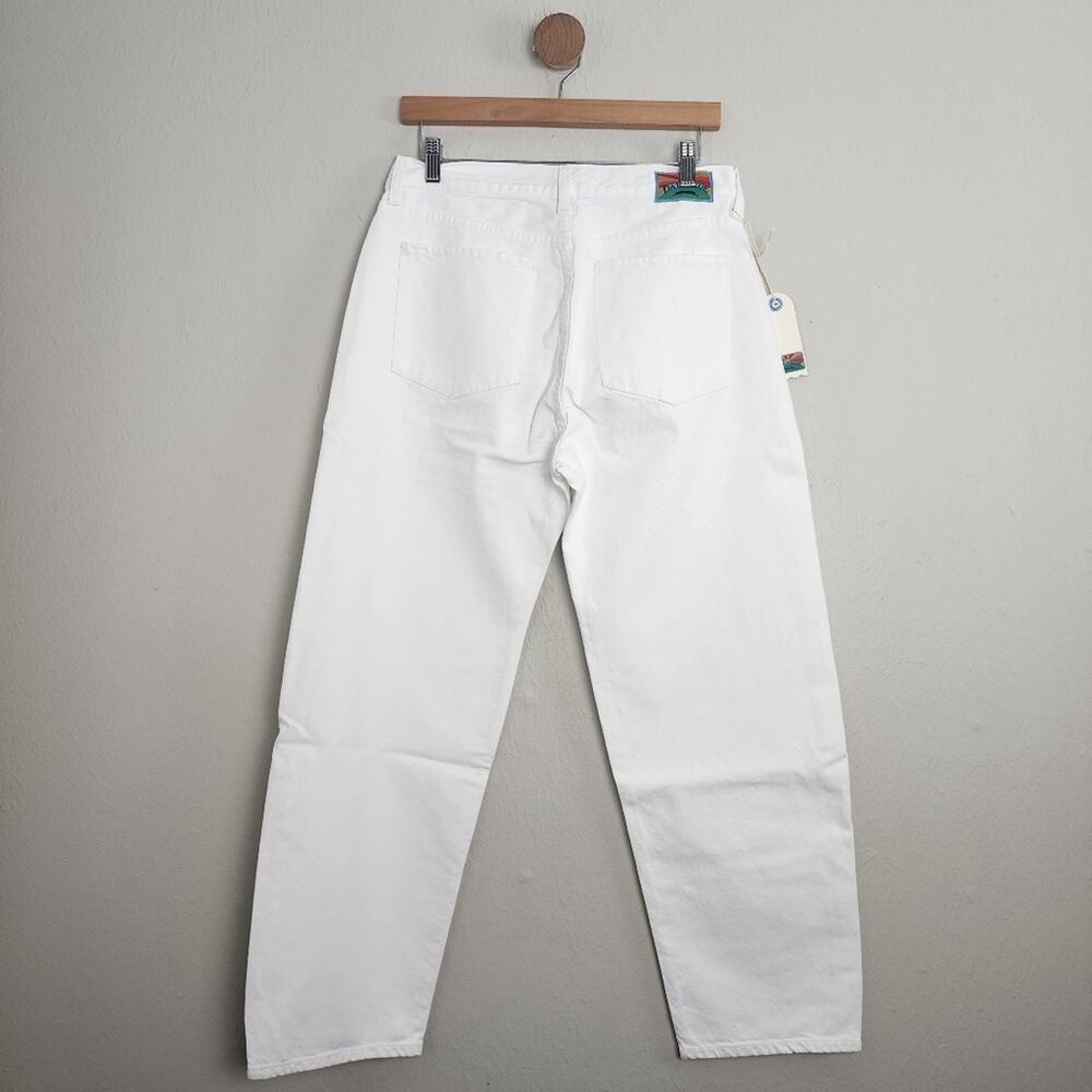 AG Adriano Goldschmied Mantra Barrel Wide Leg Jeans White Bull Denim Sirocco 29 - Picture 6 of 11